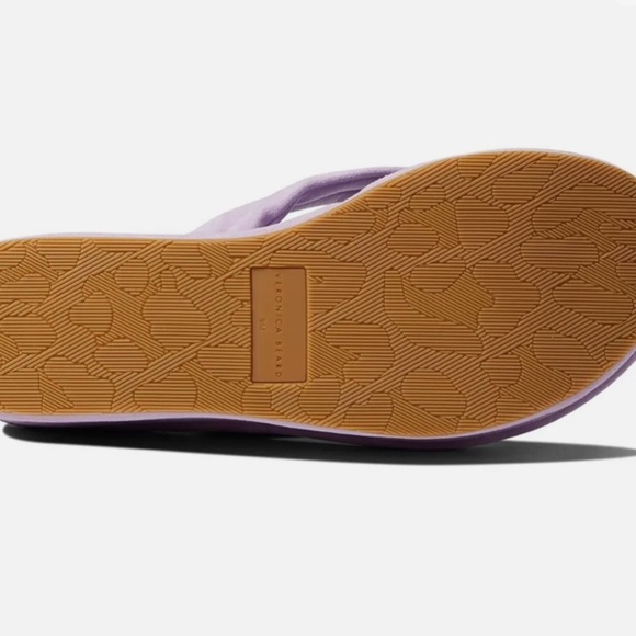 Veronica Beard Geno Lavender Suede Platform Flip Flop Sandals Lavender W… - Picture 10 of 11